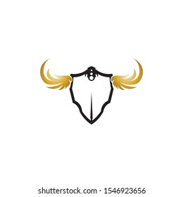 Falcon Wings Logo Template vector icon logo design