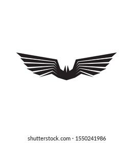 Falcon Wings Logo Template vector icon logo design