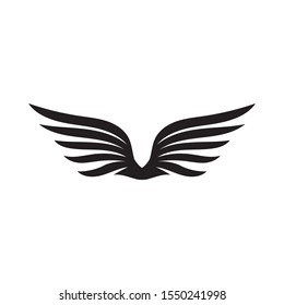 Falcon Wings Logo Template Vector Icon Stock Vector (Royalty Free ...