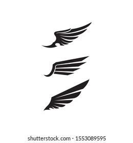 Falcon Wings Logo Template vector icon logo design