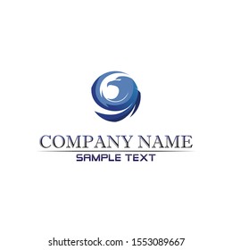 Falcon Wings Logo Template vector icon logo design