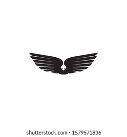 Falcon Wings Logo Template vector icon logo design