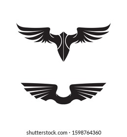 Falcon Wings Logo Template vector icon logo design