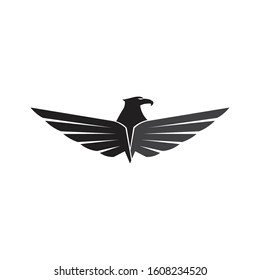 Falcon Wings Logo Template vector icon logo design