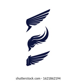 Falcon Wings Logo Template vector icon logo design