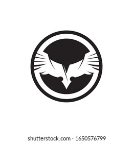 Falcon Wings Logo Template vector icon logo design