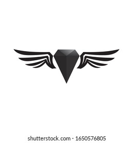 Falcon Wings Logo Template vector icon logo design