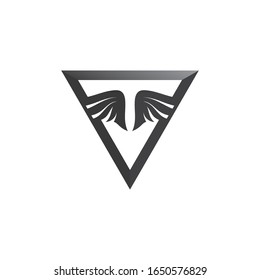 Falcon Wings Logo Template vector icon logo design