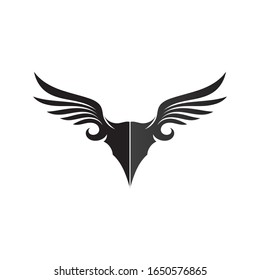 Falcon Wings Logo Template vector icon logo design