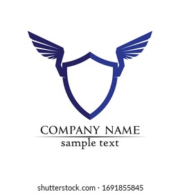 Falcon Wings Logo Template vector icon logo design