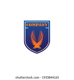 Falcon Wings Logo Template vector icon logo design