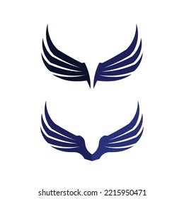 Falcon wings Logo Template vector illustration design