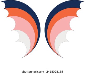Falcon Wings Logo Template vector icon logo design