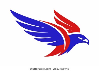 falcon  wings  speed  mascot logo art vector illustration 