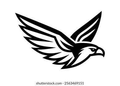 falcon  wings  speed  mascot logo art vector illustration 