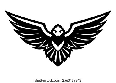 falcon  wings  speed  mascot logo art vector illustration 