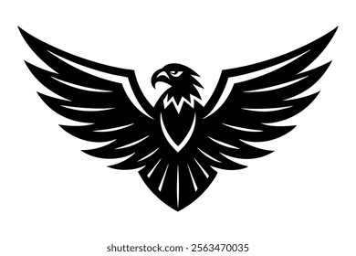 falcon  wings  speed  mascot logo art vector illustration 