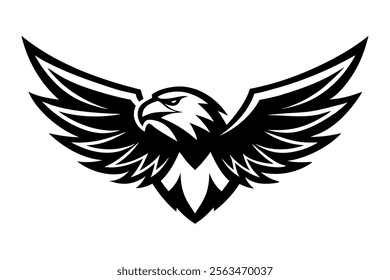 falcon  wings  speed  mascot logo art vector illustration 