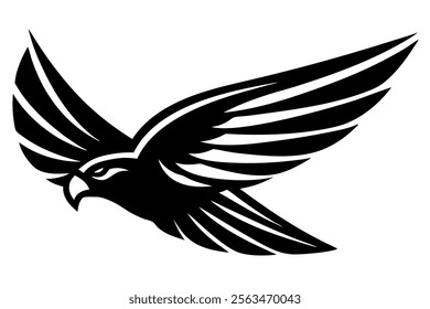 falcon  wings  speed  mascot logo art vector illustration 