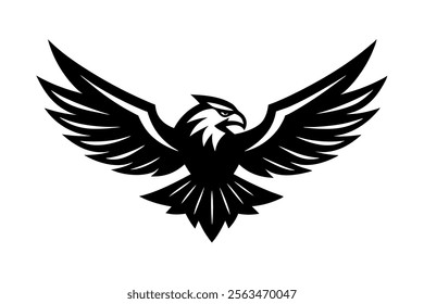 falcon  wings  speed  mascot logo art vector illustration 