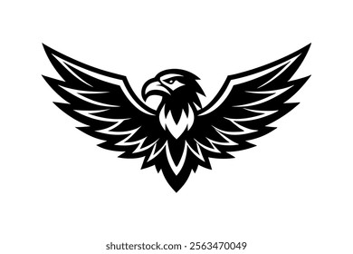 falcon  wings  speed  mascot logo art vector illustration 