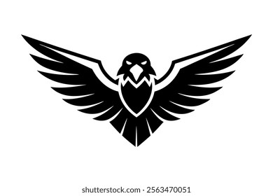 falcon  wings  speed  mascot logo art vector illustration 