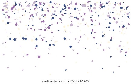 Faling confetti for festival background, birthday party invitation, carnival celebrate, glamour concert. Shiny colourful flying particle. Magic mosaic effect, romantic ceremony vibrant ornament.