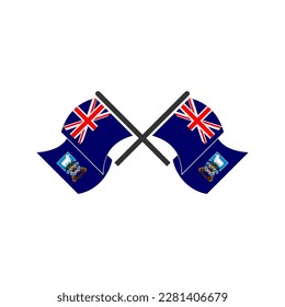 Falkland Island flags icon set, Falkland Island independence day icon set vector sign symbol