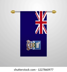 Falkland Islands hanging Flag