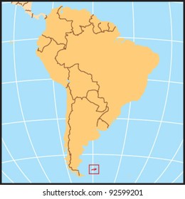 Falkland Islands Locate Map
