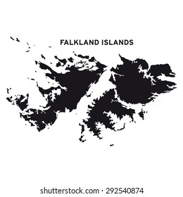 Falkland Islands Map Vector