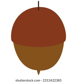 fall acorn nut autumn illustration