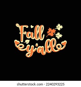 El otoño es todo el diseño de camisetas de tipografía