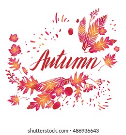 Fall art background