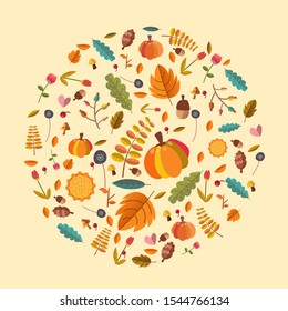 fall autumn forest decoration 