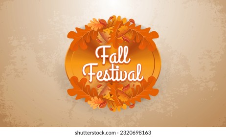 Herbst-Herbst-Blätter-Hintergrund mit Kopienraum