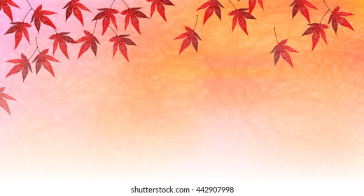 Fall autumn leaves landscape background