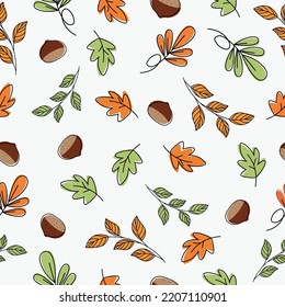 Fall autumn patterns background design 