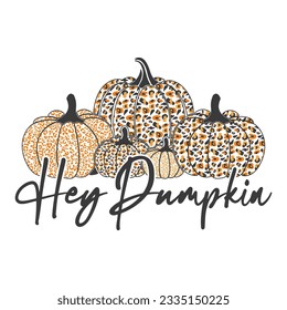 Fall Autumn Pumpkin T-shirt Design