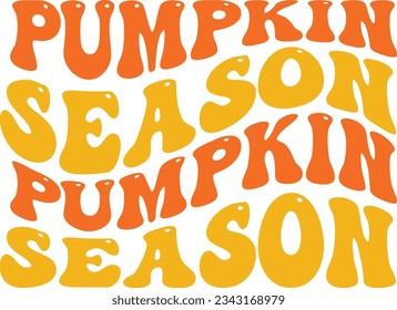 Fall Autumn Retro SVG design.This is an editable EPS vector file.