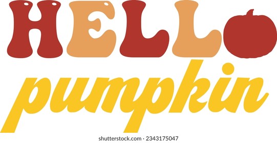 Fall Autumn Retro SVG design.This is an editable EPS vector file.