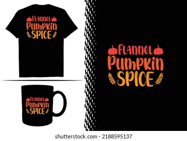 Fall Autumn T-shirt Design Graphic Template