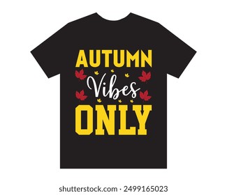 Fall Autumn T-shirt design With Vector