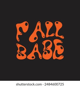 Fall babe wave design for sale