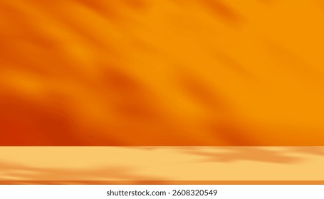 Fall Background And Autumn Ad With Tree, Vector Texture Design, Banner Frame For Nature, Wood Illustration, Party Space Concept, Leaf Shopping Gift Brochure, Poster Sale Template With Orange Leaves