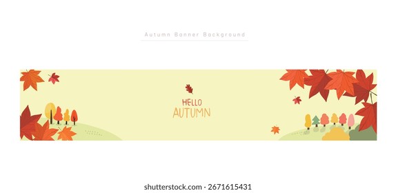 Fondo de otoño, hoja, naturaleza, fondo de Anuncio de otoño