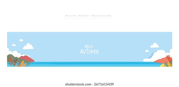 Fondo de otoño, hoja, naturaleza, fondo de Anuncio de otoño