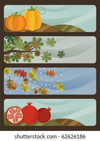 Fall banners collection