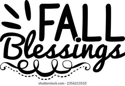 Fall Blessings - Fall SVG design