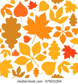 Fall. Bright leaves. Abstract autumn background